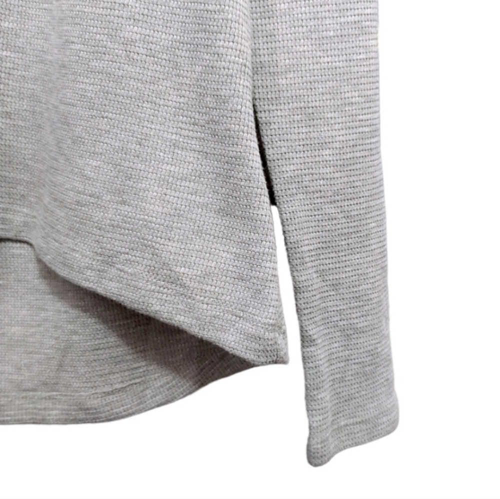 Nike Waffle Knit Gray Long Sleeve Colorful Graphic Top Girls Size Extra Large XL - Picture 5 of 7
